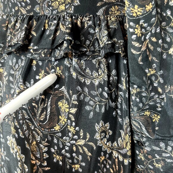 NICHOLAS Elsie Paisley Long Sleeve Ruffle Floral Mini Dress Size 2 ($475) - Picture 14 of 15